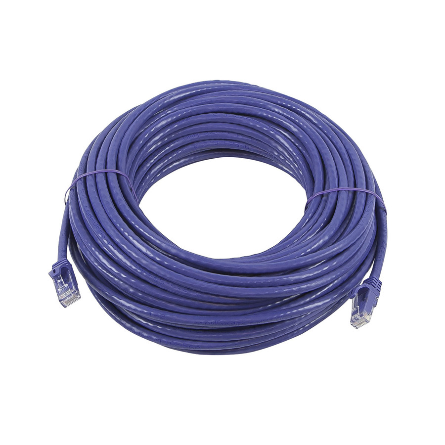 Monoprice FLEXboot Series Cat5e 24AWG UTP Ethernet Network Patch Cable, 75ft Purple