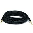 Monoprice 25ft Premier Series 1/4-inch (TS) Male to Male 16AWG Audio Cable (Gold Plated)
