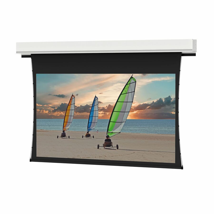Da-Lite Tensioned Advantage Projection Screen - Ceiling-Recessed Projector Screen - HD Progressive 1.0 - 123in