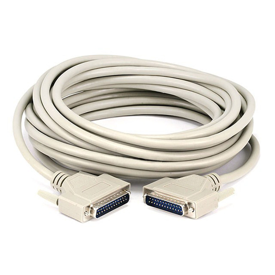 Monoprice 25ft DB25 M/M Molded Cable