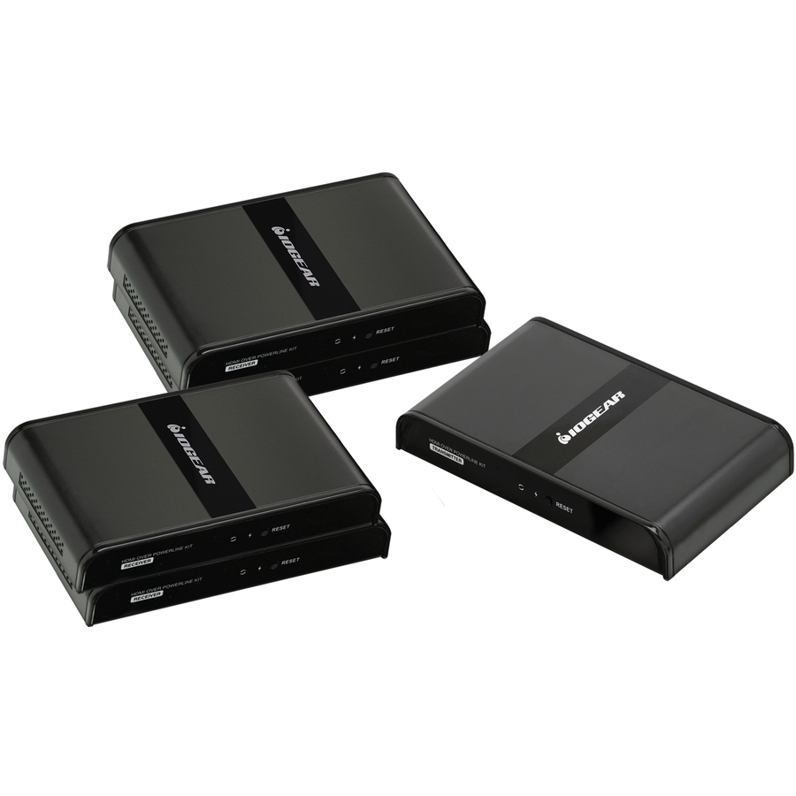 IOGEAR HDMI Over Powerline PRO Kit with 3 Additional Receivers