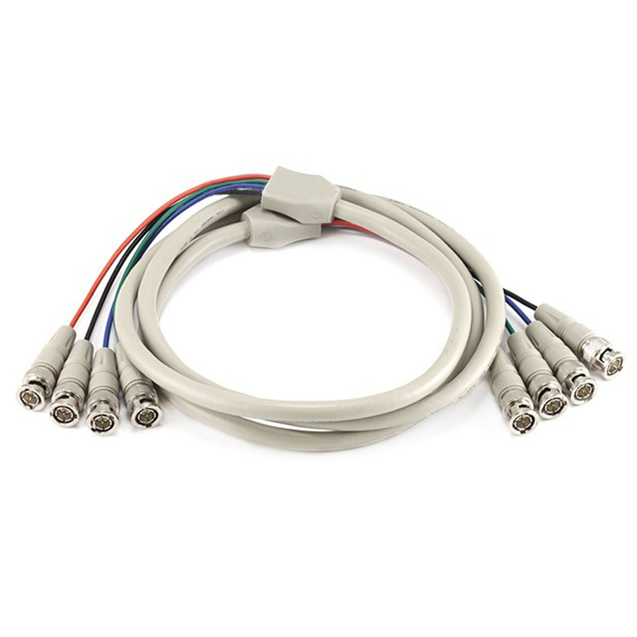 Monoprice 4 BNC Male/4 BNC Male - 6ft