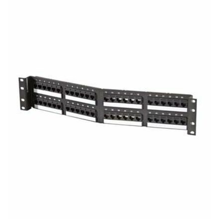 Ortronics TechChoice Angled Patch Panel Category 5e 48 Port