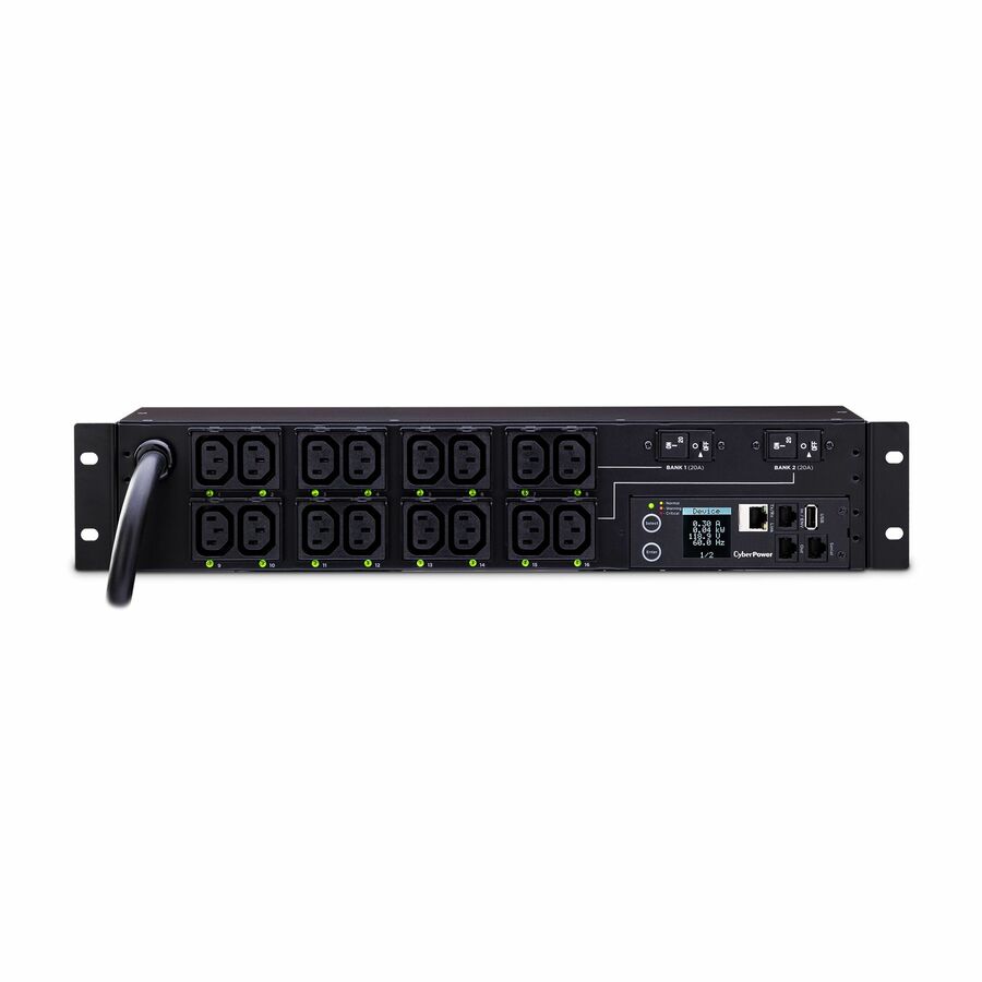 CyberPower PDU81007 200 - 240 VAC 30A Switched Metered-by-Outlet PDU
