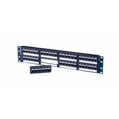 Ortronics TechChoice Flat Patch Panel Category 5e 48 Port