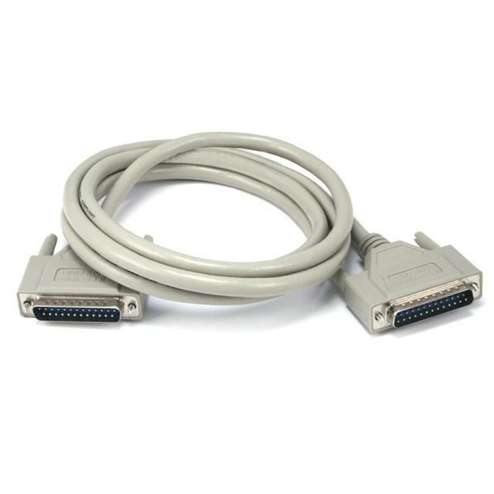 Monoprice IEEE 1284 , DB25 , M/M - 6ft