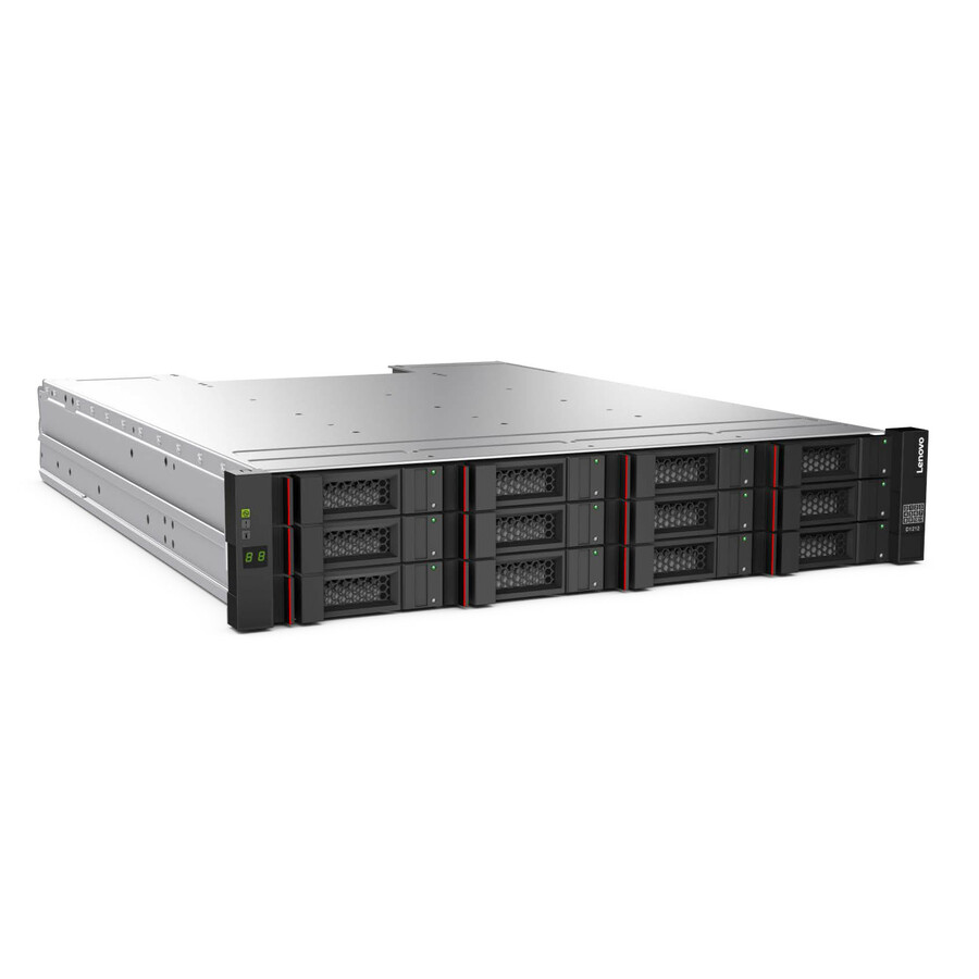 Lenovo D1212 Drive Enclosure - Mini-SAS Host Interface - 2U Rack-mountable - Black