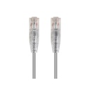 Monoprice SlimRun Cat6 28AWG UTP Ethernet Network Cable, 10ft Gray