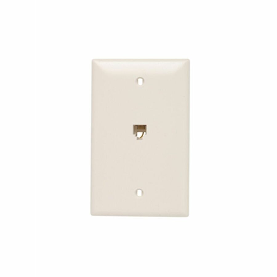 On-Q 2 Phone Line (4P4C) Wall Plate, Light Almond (M10)