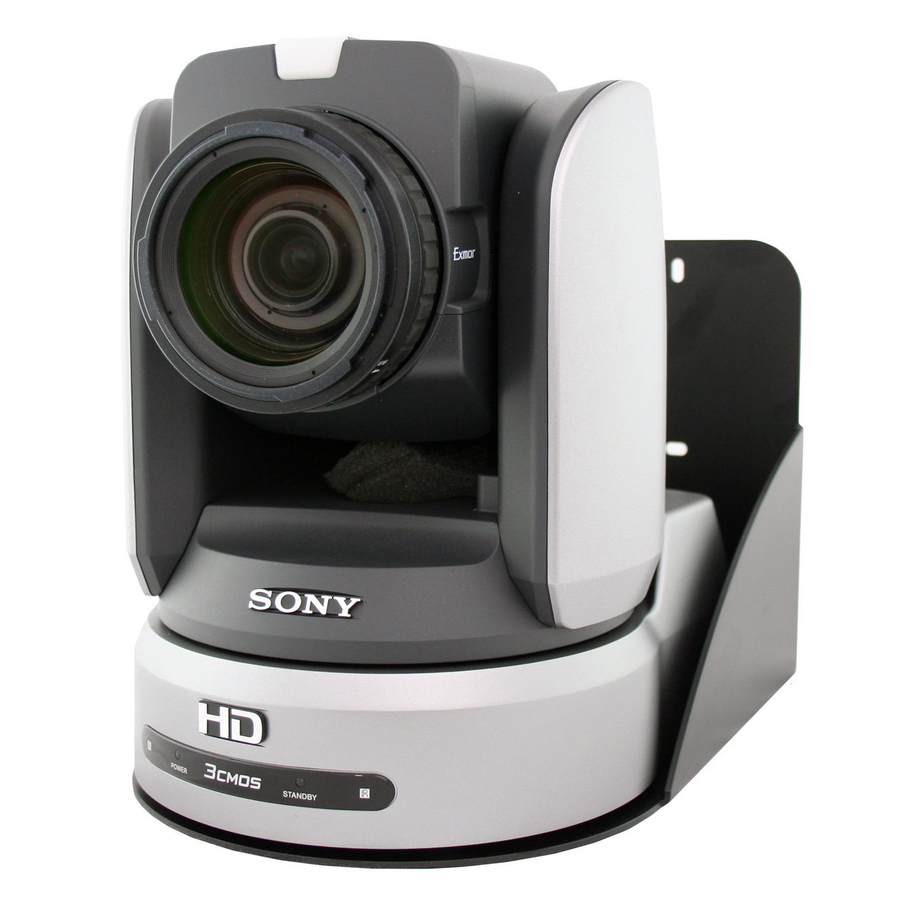 Vaddio Thin Profile Wall Mount Bracket - For Sony BRC-HC900 and BRC-Z700 PTZ Camera - Black