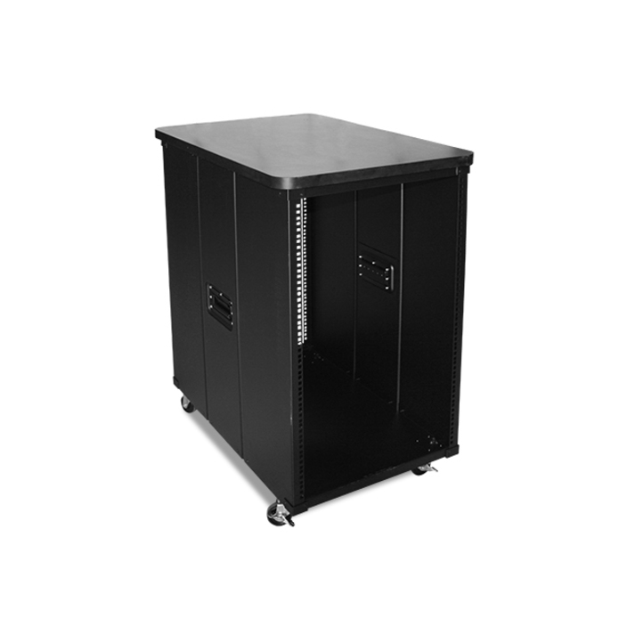 Claytek 10U 450mm Depth Simple Server Rack with Wood Top