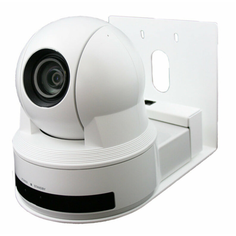Vaddio Thin Profile Wall Mount Bracket - For Conference Cameras - White