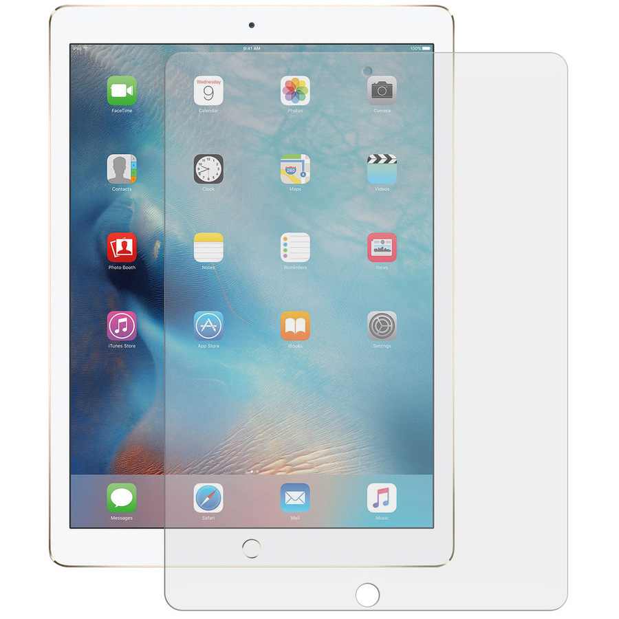 TechProducts360 Apple iPad Pro 12.9 Tempered Glass Defender Clear