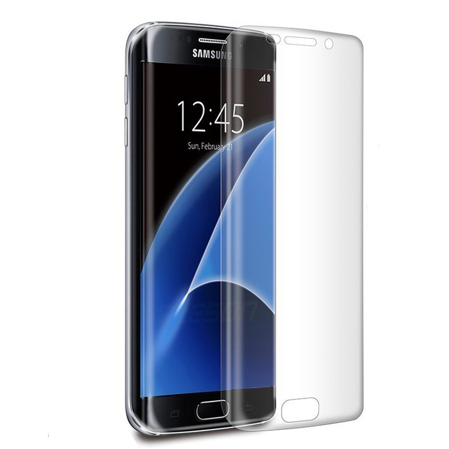 TechProducts360 Samsung S7 Edge Tempered Glass Defender Clear