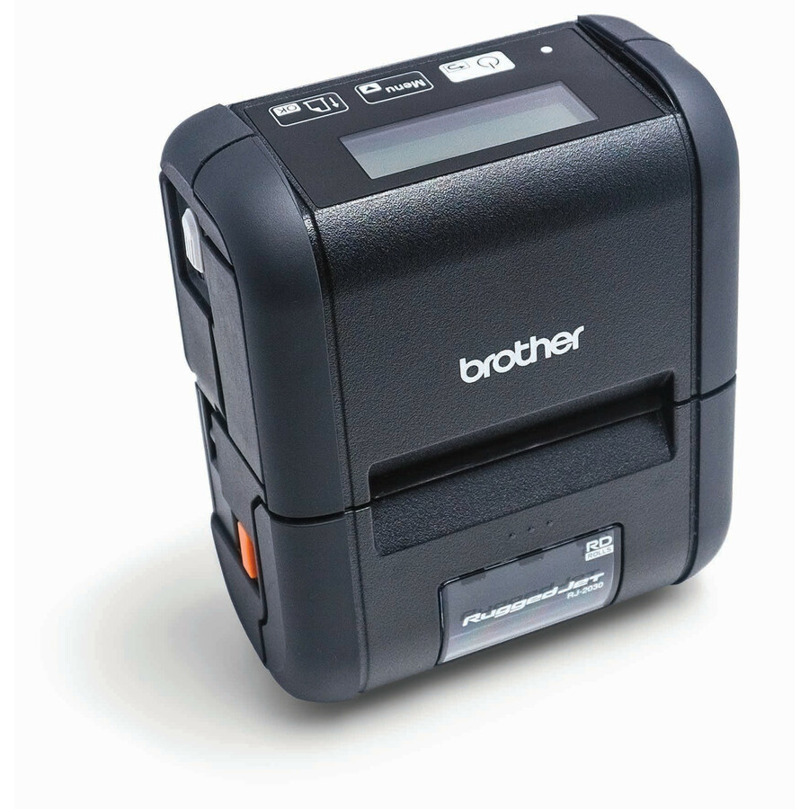 Brother RuggedJet RJ-2030 Direct Thermal Printer - Monochrome - Portable - Receipt Print - USB - Bluetooth - Battery Included