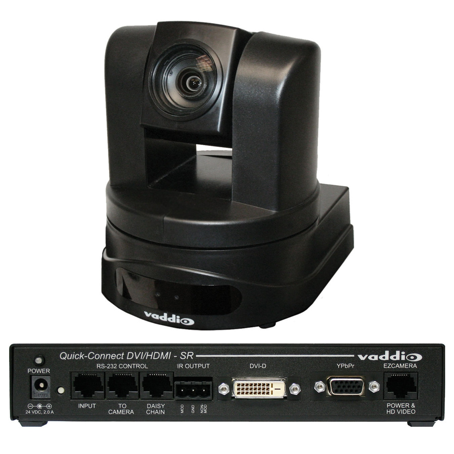 Vaddio ClearVIEW HD-20SE 2.1 Megapixel HD Surveillance Camera - Monochrome, Color - 1
