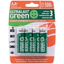 UltraLast Green ULGHP4AA General Purpose Battery