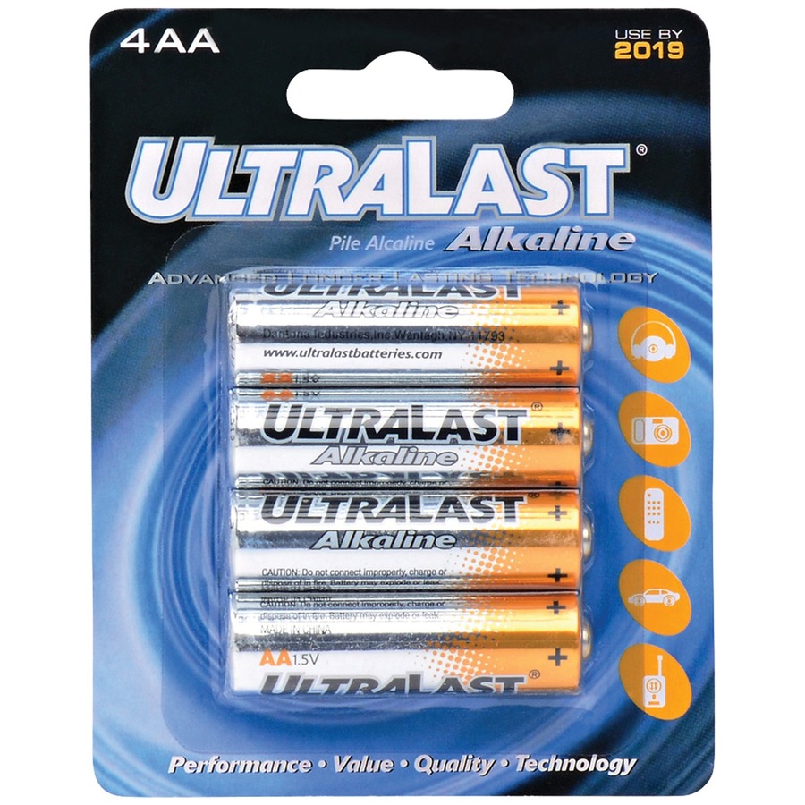 NABC UltraLast ULA4AA Alkaline General Purpose Battery