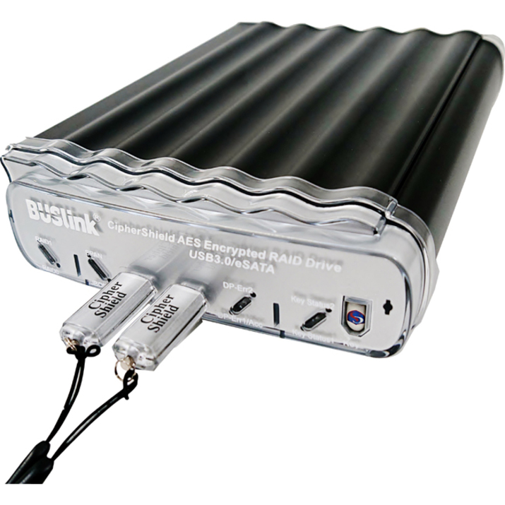 Buslink CipherShield CSX-8TSU3KKB 8 TB Desktop Hard Drive - External - SATA