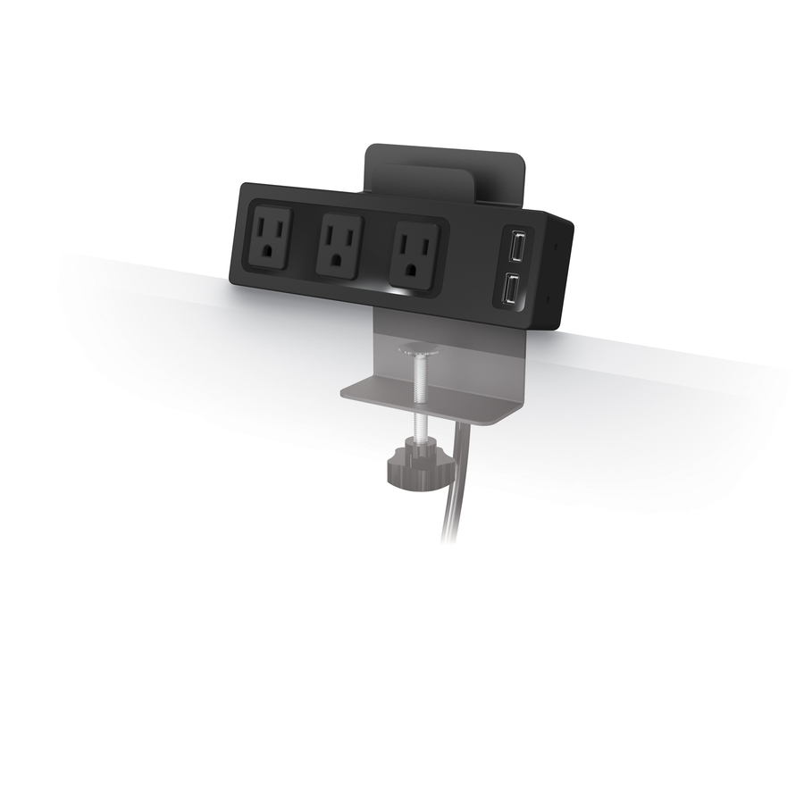 MooreCo Clamp Mount Outlet & USB Charger
