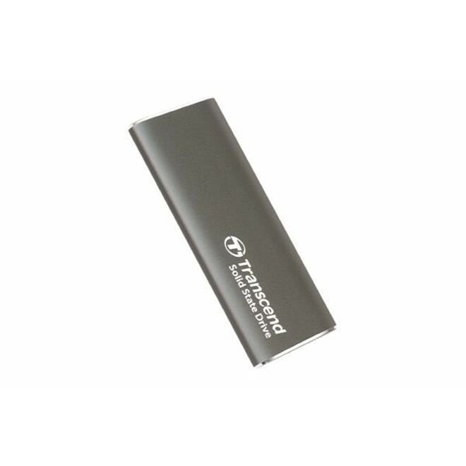 Transcend ESD265C 500 GB Portable Rugged Solid State Drive - External - Iron Gray