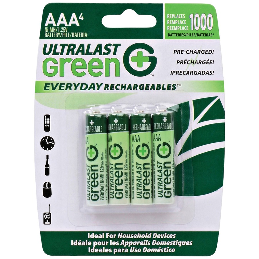 NABC Everyday Rechargeables ULGED4AAA General Purpose Battery