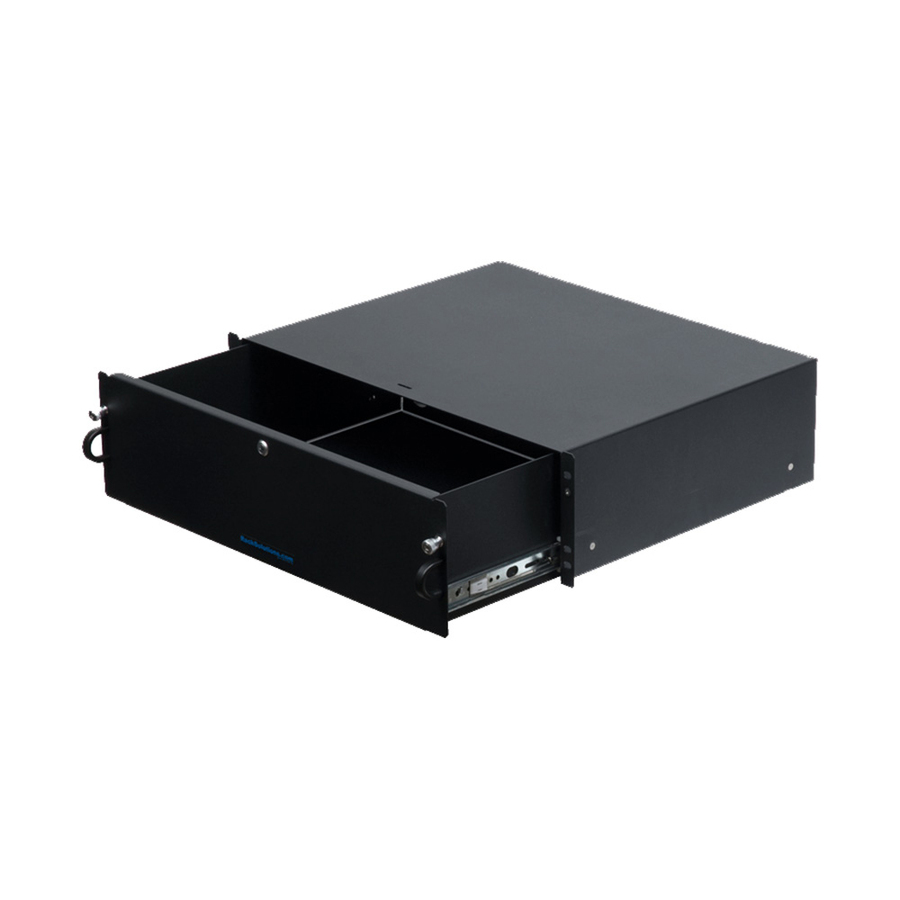 Rack Solutions 3U Lockable Rackmount Drawers 14in Depth