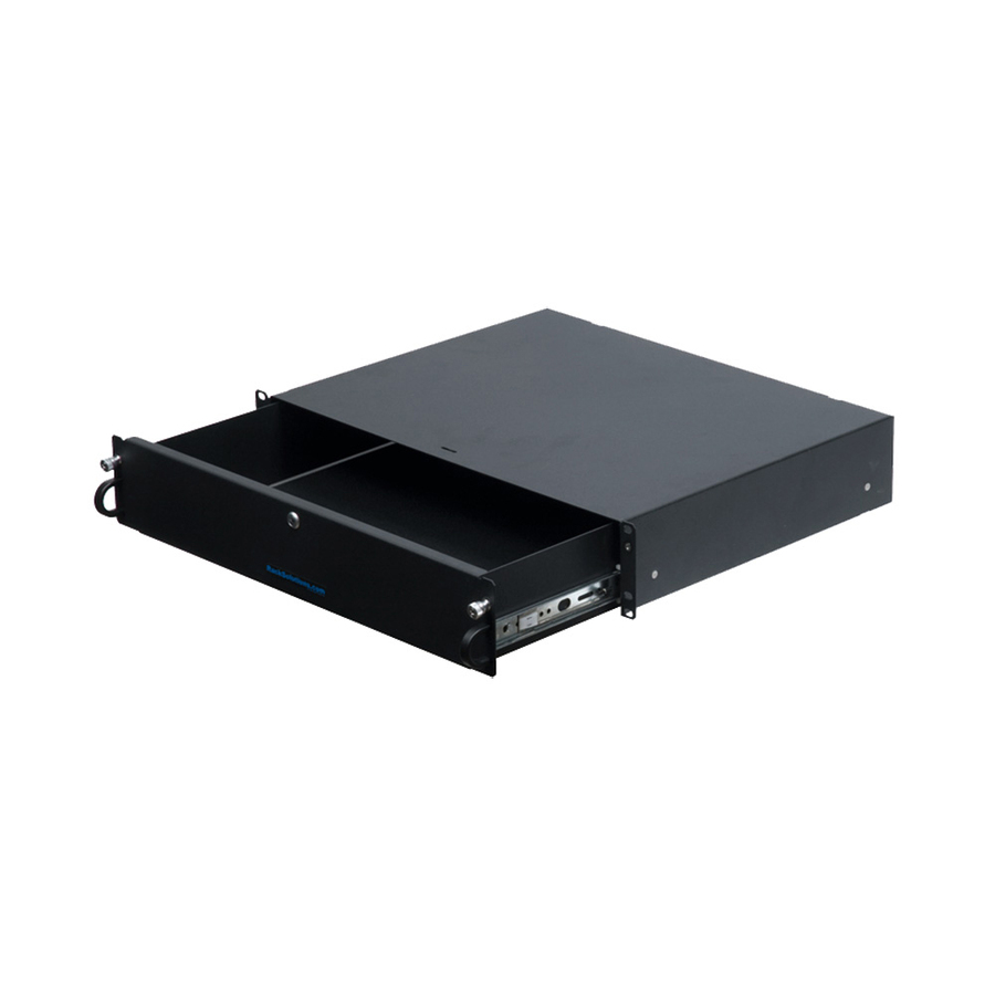 Rack Solutions 2U Lockable Rackmount Drawers 14in Depth