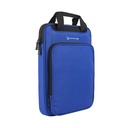 TechProducts360 Vertical Vault Carrying Case for 13" Notebook - Blue