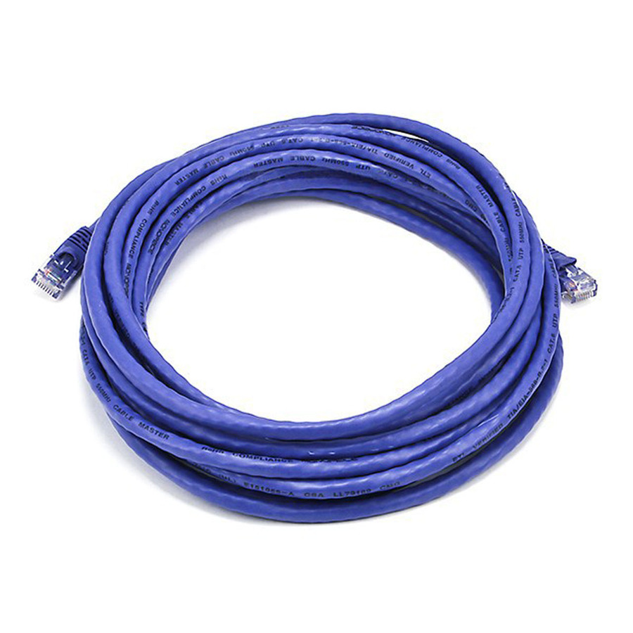 Monoprice Cat6 24AWG UTP Ethernet Network Patch Cable, 20ft Purple