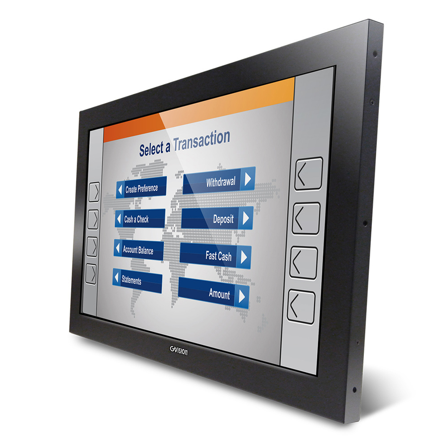 GVision O22AD-CV-45P0 22" Class Open-frame LCD Touchscreen Monitor - 16:9