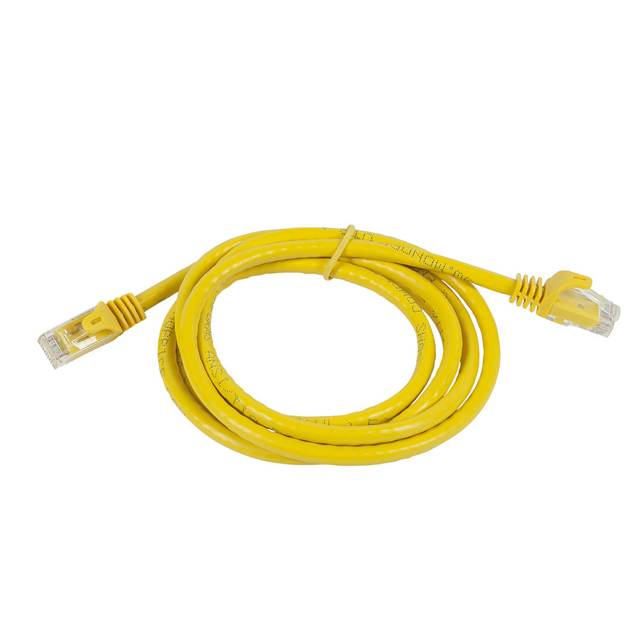 Monoprice FLEXboot Series Cat5e 24AWG UTP Ethernet Network Patch Cable, 14ft Yellow