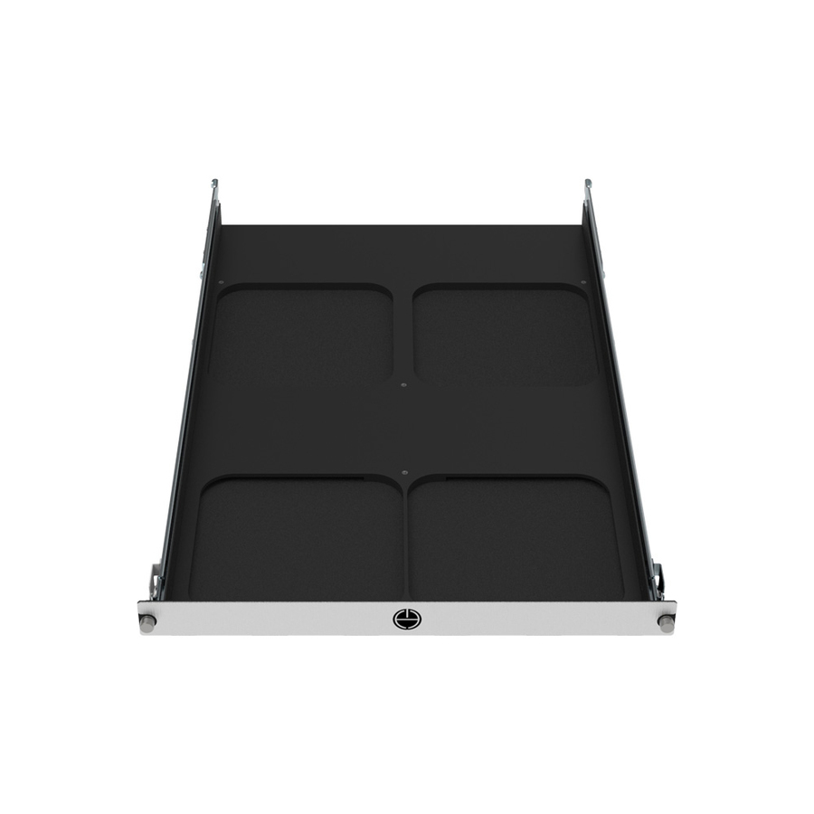 Rack Solutions 1U Mini Rack Tool-less Dry Sliding Shelf for Four Apple Mac Mini