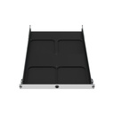 Rack Solutions 1U Mini Rack Tool-less Dry Sliding Shelf for Four Apple Mac Mini