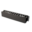 Rack Solutions 2U Horizontal Plastic Cable Duct With Cover (3.5in Deep)