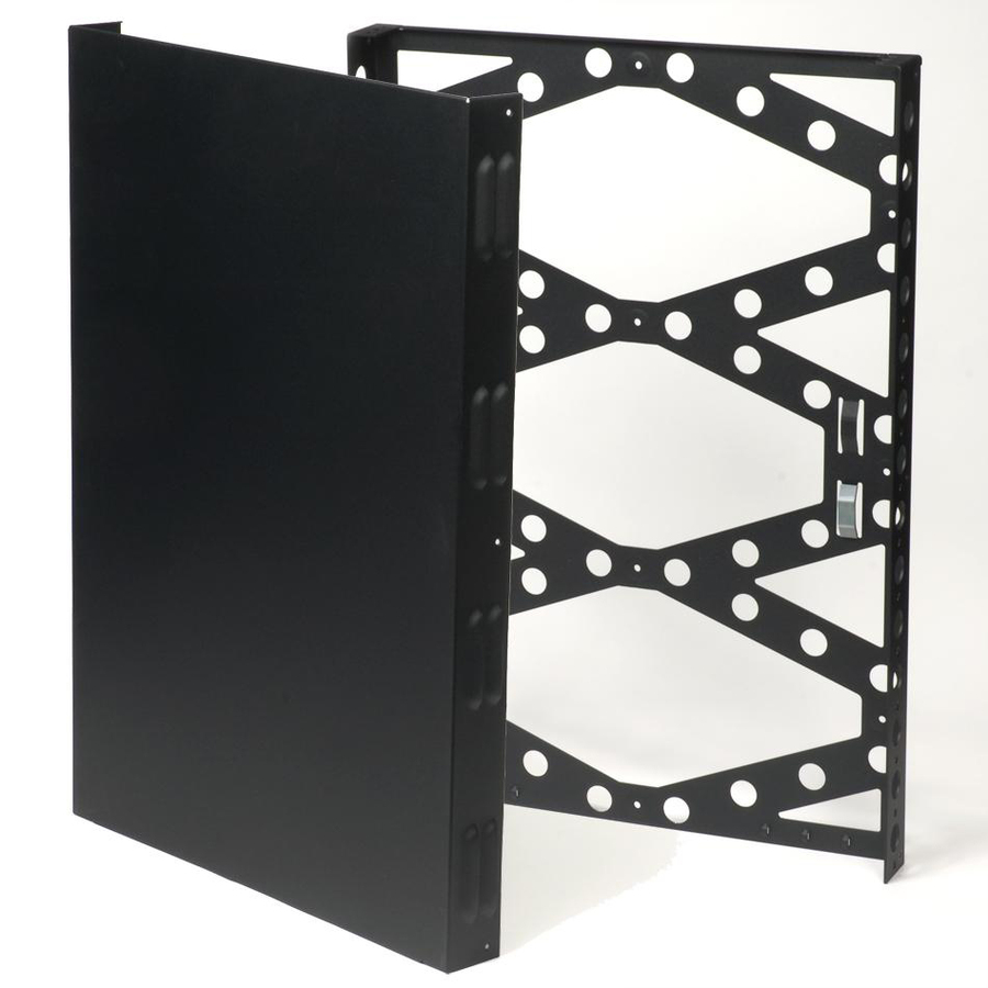 Rack Solutions 2U Covered Vertical Wall Mount Rack