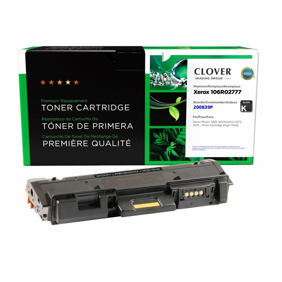 CIG Remanufactured High Yield Laser Toner Cartridge 106R02777 - Black - 1 Each