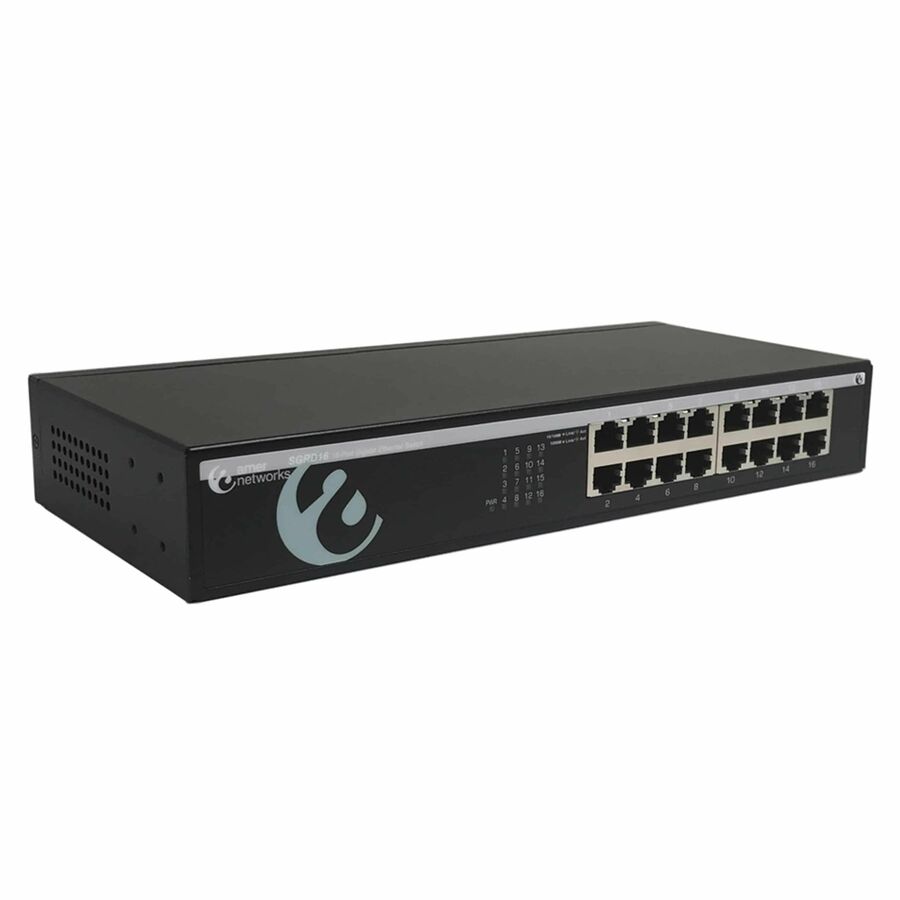 Amer Networks 16-Port 10/100/1000Base-T Gigabit Ethernet Desktop Switch SGRD16