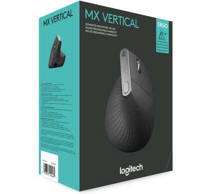 Logitech MX Vertical mouse Office Right-hand RF Wireless + Bluetooth 1600 DPI
