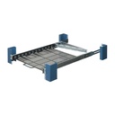 Rack Solutions 1U Dry Sliding Computer Shelf with Cable Management Arm
