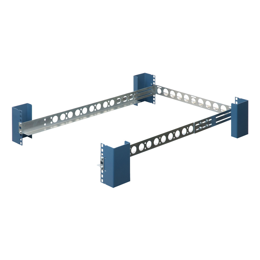 Rack Solutions 1U Universal Rail 24in (D) with Wirebar