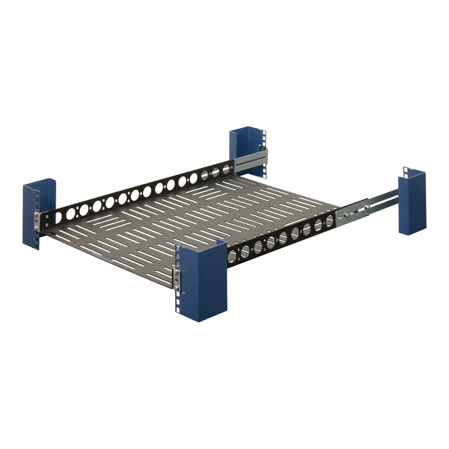 Rack Solutions 1U Light Duty Fixed Shelf 24in Depth
