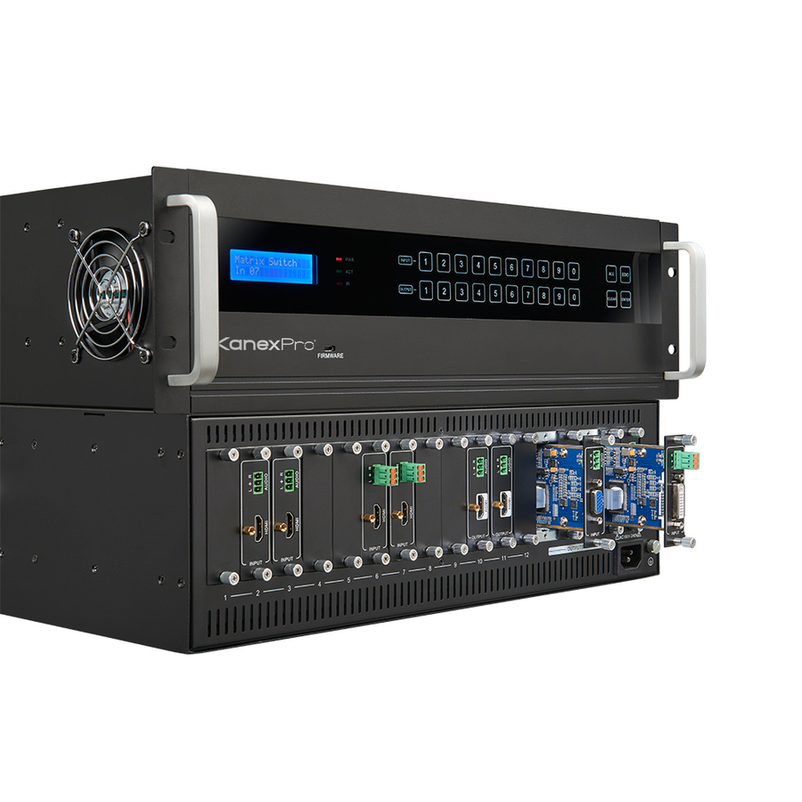 KanexPro 4K Flexible 16 Input / Output Seamless Matrix Switcher