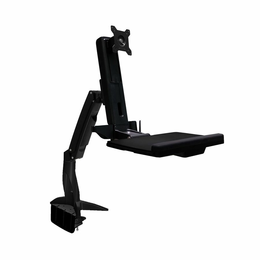 Amer AMR1ACWS Desk Mount for Keyboard, Flat Panel Display, Workstation, Display, Mouse, Scanner - TAA Compliant