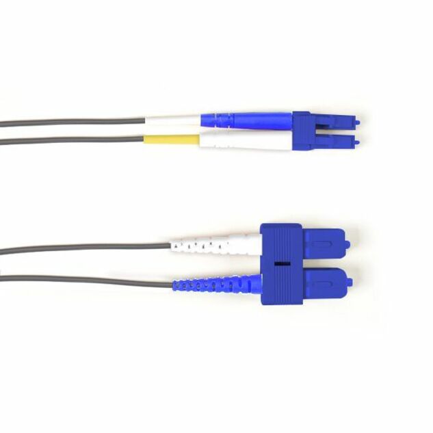 Black Box Colored Fiber OS2 9/125 Singlemode Fiber Optic Patch Cable - OFNR PVC