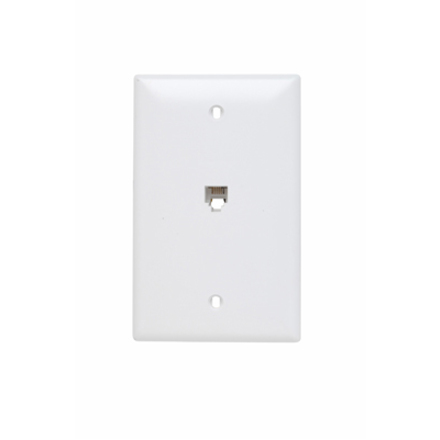 Pass & Seymour 2 Phone Line (4P4C) Wall Plate, White (M10)