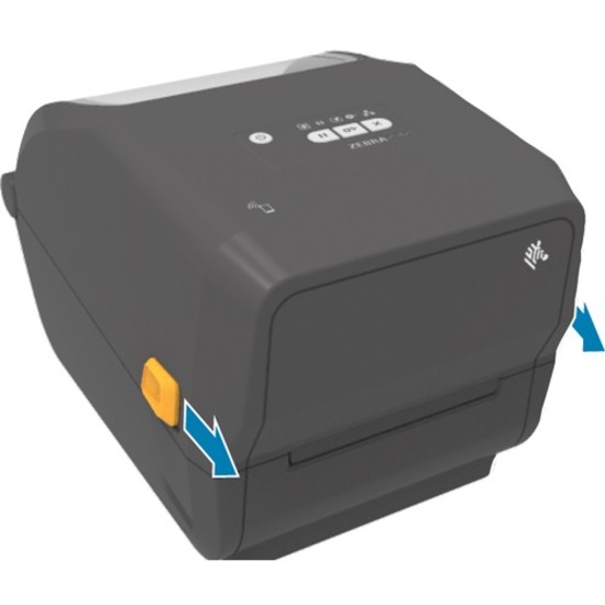 Zebra ZD421t Desktop Thermal Transfer Printer - Monochrome - Label/Receipt Print - USB - USB Host - Bluetooth - Near Field Communication (NFC) - EU, UK - Gray