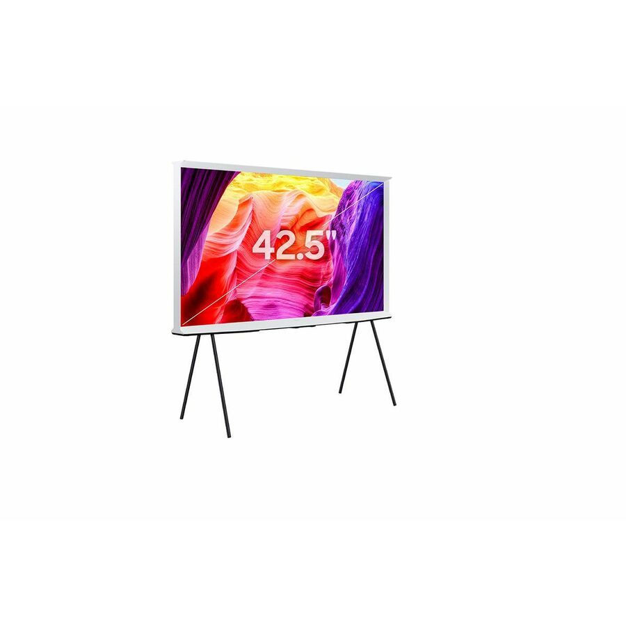 Samsung The Serif LS01D QN43LS01DAF 42.5" Smart LED-LCD TV - 4K UHDTV - High Dynamic Range (HDR) - Cloud White