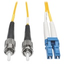 Eaton Tripp Lite Series Duplex Singlemode 9/125 Fiber Patch Cable (LC/ST), 50 m (164 ft.)