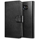 SUP LeatherBook Carrying Case (Wallet) Smartphone - Black
